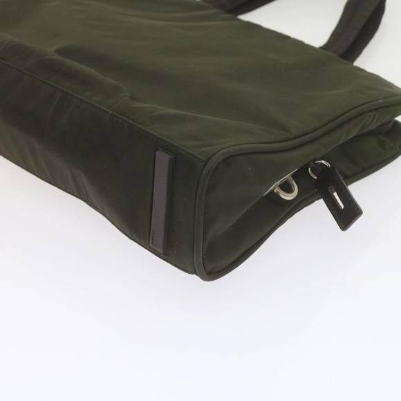 PRADA Tote Bag Nylon Khaki Auth 60769 - Picture 16 of 16